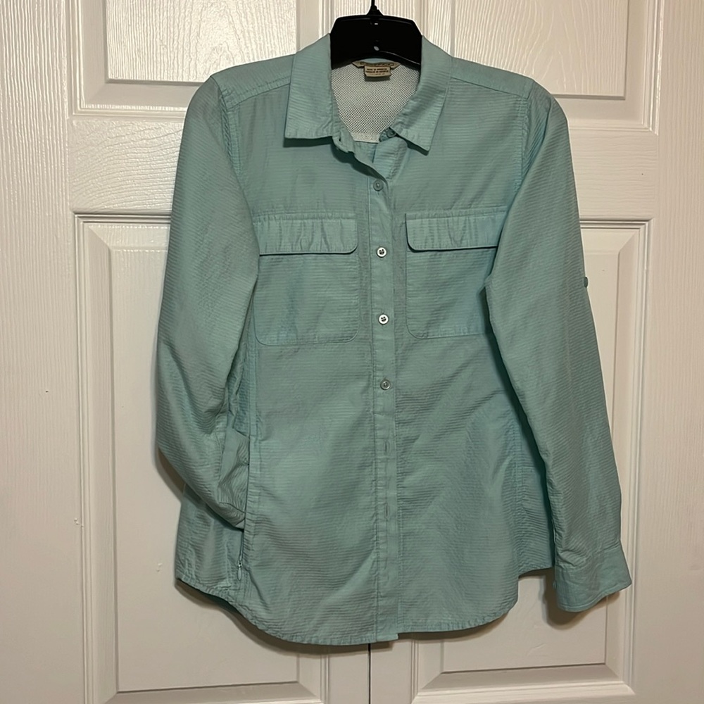 Ex Officio safari shirt jacket with hidden pocket
